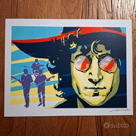 Tanino Liberatore The Beatles stampa firmata