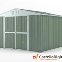 Box struttura lamiera Acciaio 327x307 verde