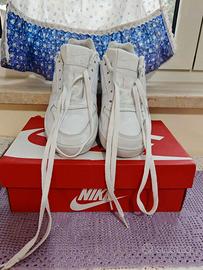 wmns nike ebernon low/ nkike bianche donna/ num 38