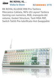 RK ROYAL KLUDGE R98 Pro Tastiera Meccanica