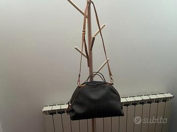 Borsa Borbonese con tracolla in pelle