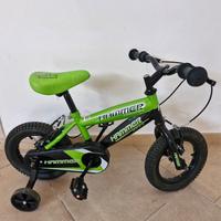 BICICLETTA BAMBINO HAMMER 12'' VERDE