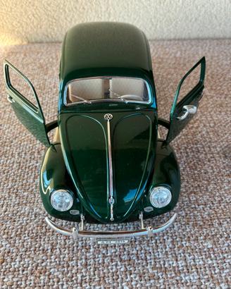 Modellino auto maggiolone Burago Wolksvagen