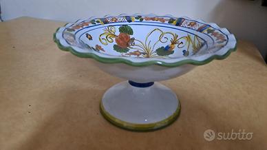 Alzatina in ceramica di Faenza