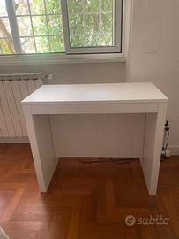 Tavolo-Consolle bianco allungabile