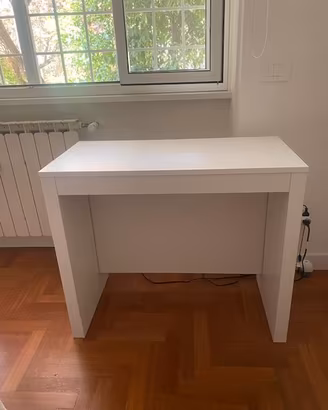 Tavolo-Consolle bianco allungabile