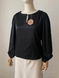 Blusa Top maniche lunghe Pink cherry - misura S