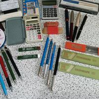 Matite, penne, oggetti vari vintage