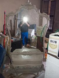 specchio consolle vintage 