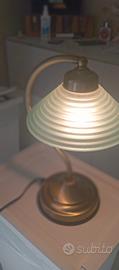 Lampada da tavolo vintage touch 3 livelli Ottone 