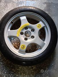 Ruotino BMW 125/80/17  5 fori com. di custodia 