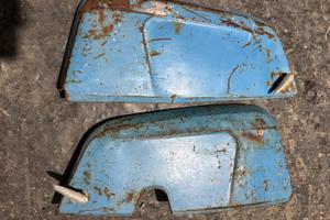 Lambretta j50 coppia cofani laterali scocche pance