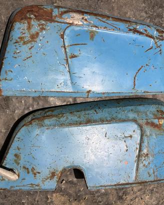 Lambretta j50 coppia cofani laterali scocche pance