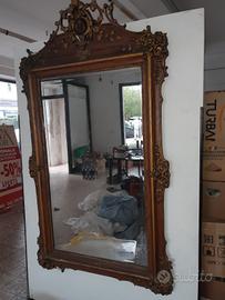  grande specchiera  dorata
