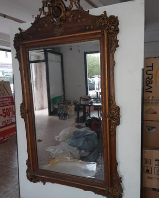  grande specchiera  dorata