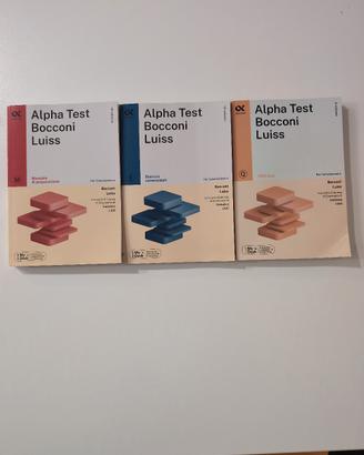 Alpha Test Bocconi Luiss Cattolica Liuc