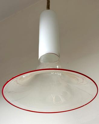 Lampada a sospensione leucos anni 70