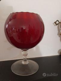 Clessidra e boccia rossa porta-caramell