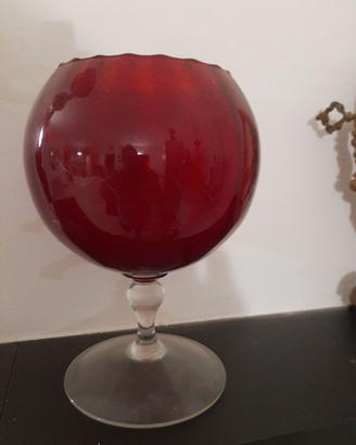 Clessidra e boccia rossa porta-caramell