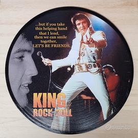 Vinile 33 giri da parete omaggio a Elvis Presley 