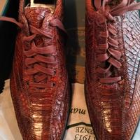 scarpe Harris pitone  fatte a mano 