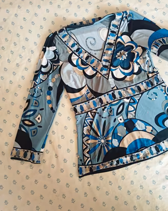 EMILIO PUCCI maglia jersey di pura seta S