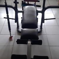 Panca multifunzione + bilanciere e dischi