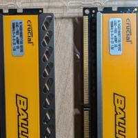 DDR 3 di 8gb della CRUCIAL BALLISTIX  Tactical