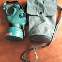 Maschera antigas Olandese WW2 1939 no elmetto 