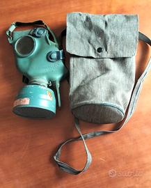 Maschera antigas Olandese WW2 1939 no elmetto 