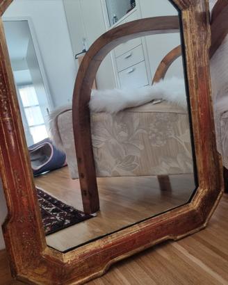  specchiera antica a vassoio 