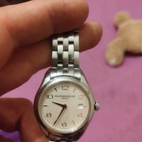 Orologio polso donna originale BAUME MERCIER accia