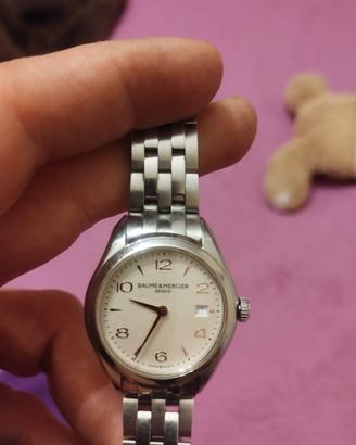 Orologio polso donna originale BAUME MERCIER accia