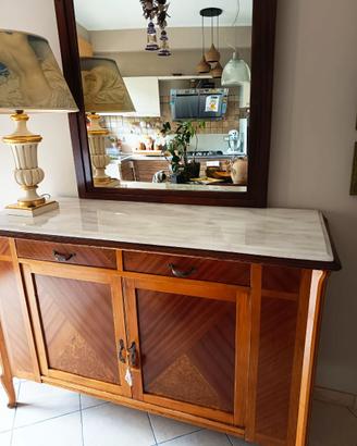 Credenza con specchio