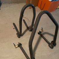 coppia di cavalletto ant + post moto
