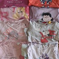 8 pigiami cotone bambina
