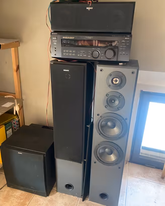 impianto stereo sony