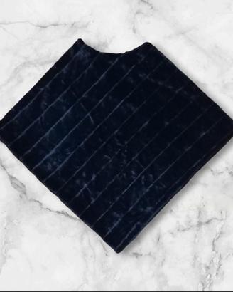 Pocho donna mantella nera