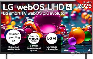 LG UHD AI UA75 TV 55 pollici, Smart TV 4K NUOVO