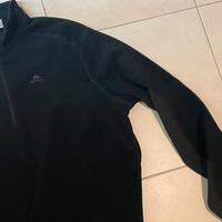 Felpa pile nera Decathlon