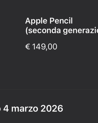Apple Pencil 2° generazione