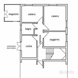 Appartamento di 68 m² con 3 locali a Venezia