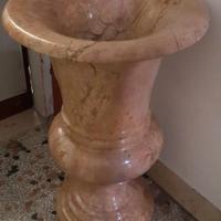 Vaso calice in marmo indonesiano cm 52Hx34Ø