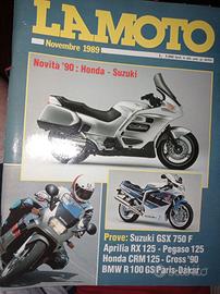rivista LA MOTO numero 11 anno 1989