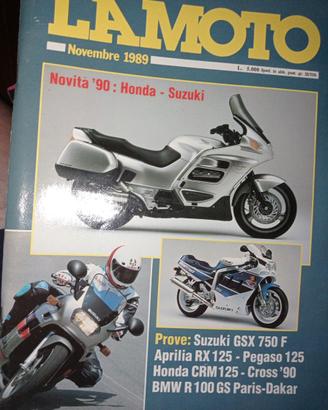 rivista LA MOTO numero 11 anno 1989