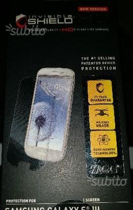 Protezione Vetro Samsung Galaxy S3 Invisible Shiel