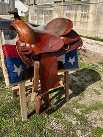 sella americana completa+briglie