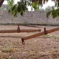 Gancio traino aratro con cavallo