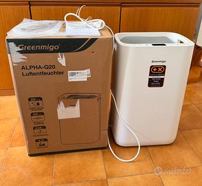 Deumidificatore e Purificatore d'aria 20L - Nuovo