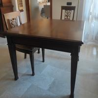 Tavolo Le Fablier "le Spighe" in noce nazionale 